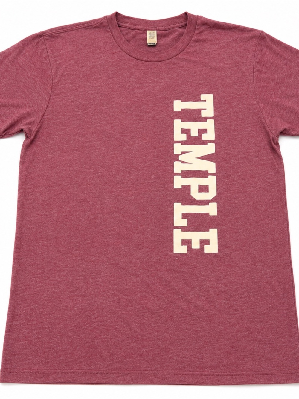 Temple University Next Level Maroon Graphic Tee Small